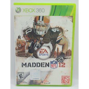Madden NFL 12 Xbox 360 Video Game Good Used Condition Free Ship